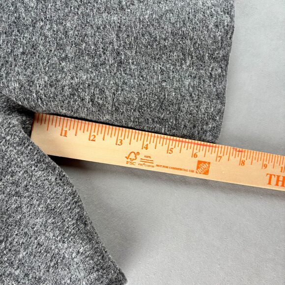 American Apparel Shorts Mens M Gray Heather Fleece Drawstring Pockets Made USA - Picture 5 of 7